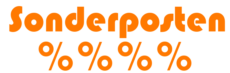 Sonderposten - Preisnachlässe