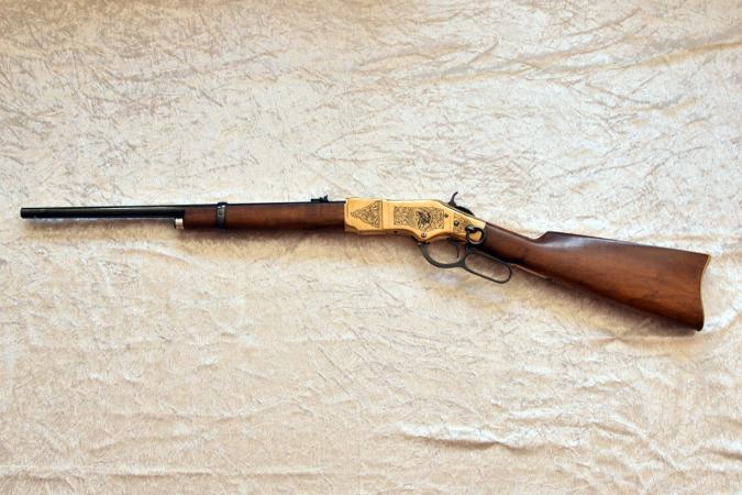 Preview: Uberti 1866 Yellow Boy Karabiner defekt ohne Korn
