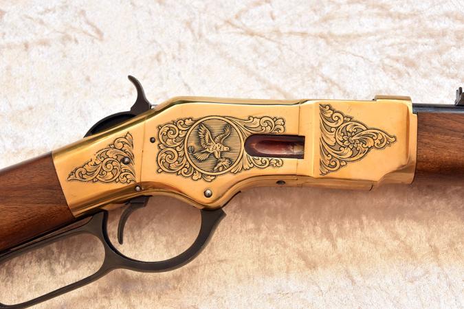 Preview: Uberti 1866 Yellow Boy Karabiner defekt ohne Korn